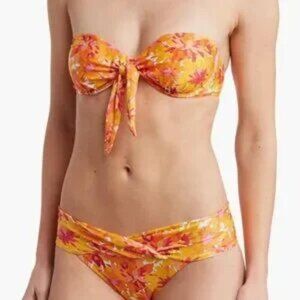Vix Orange Floral Summer Bikini